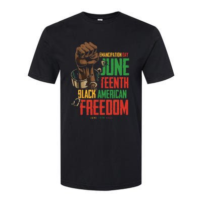 Juneteenth African American Freedom Black Pride Juneteenth Softstyle CVC T-Shirt