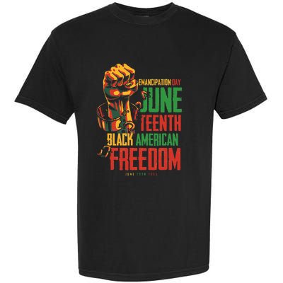 Juneteenth African American Freedom Black Wo Juneteenth Garment-Dyed Heavyweight T-Shirt