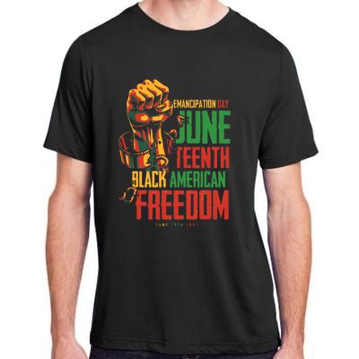 Juneteenth African American Freedom Black Wo Juneteenth Adult ChromaSoft Performance T-Shirt