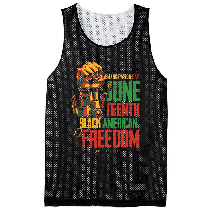 Juneteenth African American Freedom Black Wo Juneteenth Mesh Reversible Basketball Jersey Tank