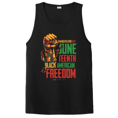 Juneteenth African American Freedom Black Wo Juneteenth PosiCharge Competitor Tank