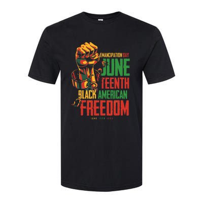 Juneteenth African American Freedom Black Wo Juneteenth Softstyle CVC T-Shirt