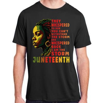 Juneteenth Afro American Black Women Adult ChromaSoft Performance T-Shirt