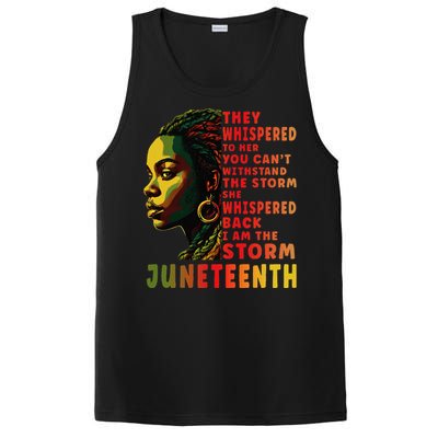 Juneteenth Afro American Black Women PosiCharge Competitor Tank