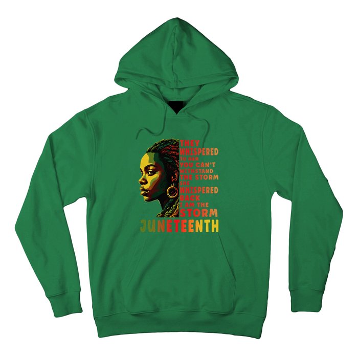 Juneteenth Afro American Black Women Hoodie