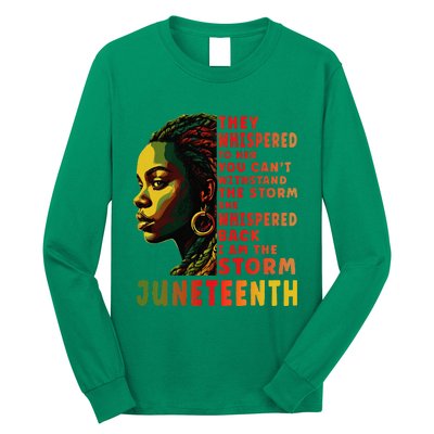 Juneteenth Afro American Black Women Long Sleeve Shirt