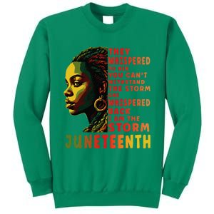 Juneteenth Afro American Black Women Sweatshirt