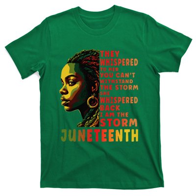 Juneteenth Afro American Black Women T-Shirt