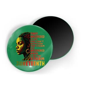 Juneteenth Afro American Black Women Magnet