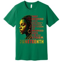 Juneteenth Afro American Black Women Premium T-Shirt