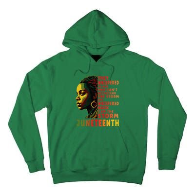 Juneteenth Afro American Black Women Tall Hoodie