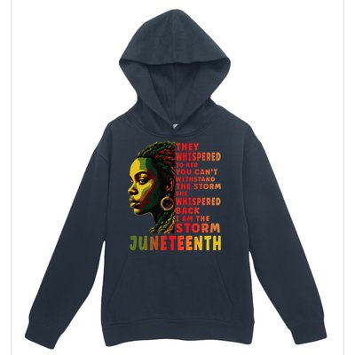 Juneteenth Afro American Black Women Urban Pullover Hoodie