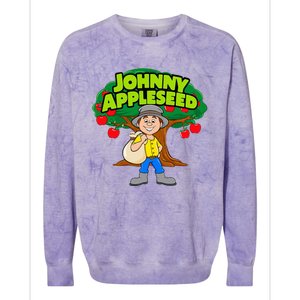 Johnny Appleseed Apple Day Sept 26 Celebrate Legends Colorblast Crewneck Sweatshirt