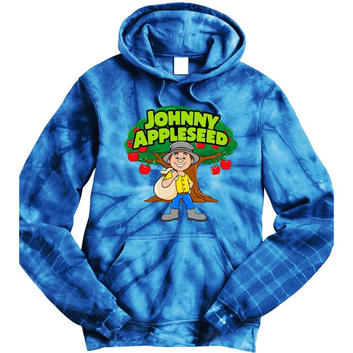 Johnny Appleseed Apple Day Sept 26 Celebrate Legends Tie Dye Hoodie