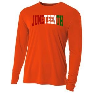 Juneteenth African American Cooling Performance Long Sleeve Crew