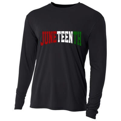 Juneteenth African American Cooling Performance Long Sleeve Crew
