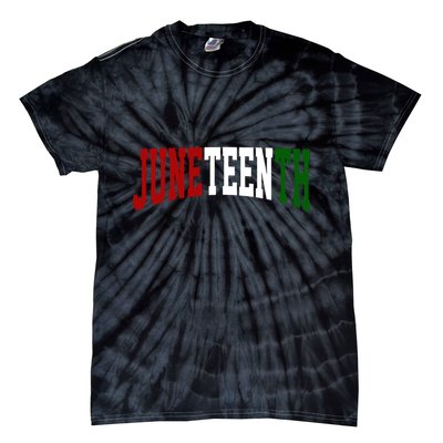 Juneteenth African American Tie-Dye T-Shirt