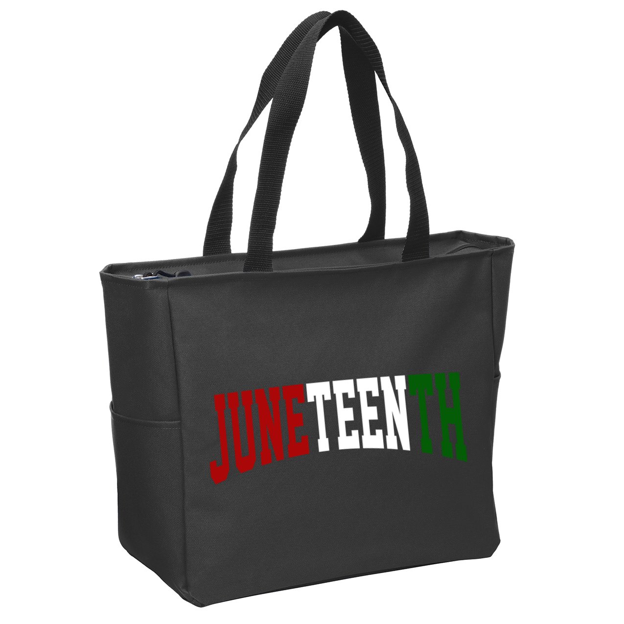 Juneteenth African American Zip Tote Bag