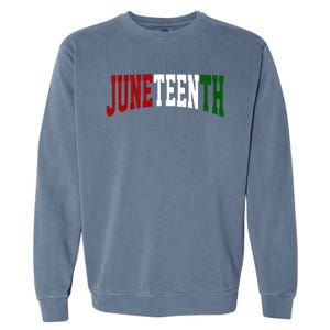 Juneteenth African American Garment-Dyed Sweatshirt