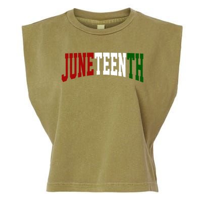 Juneteenth African American Garment-Dyed Women's Muscle Tee