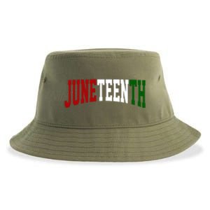 Juneteenth African American Sustainable Bucket Hat