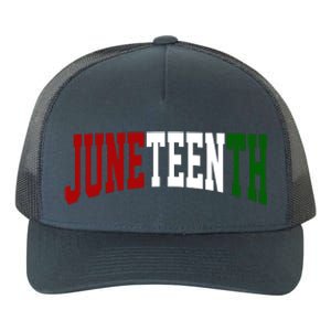 Juneteenth African American Yupoong Adult 5-Panel Trucker Hat