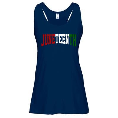 Juneteenth African American Ladies Essential Flowy Tank