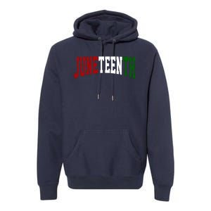 Juneteenth African American Premium Hoodie