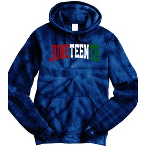 Juneteenth African American Tie Dye Hoodie