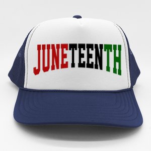 Juneteenth African American Trucker Hat