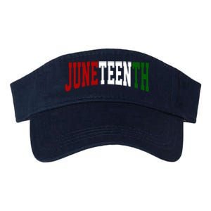 Juneteenth African American Valucap Bio-Washed Visor