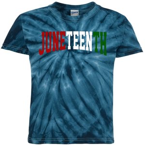 Juneteenth African American Kids Tie-Dye T-Shirt