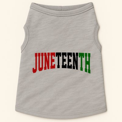Juneteenth African American Doggie Tank