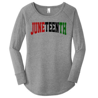 Juneteenth African American Women's Perfect Tri Tunic Long Sleeve Shirt