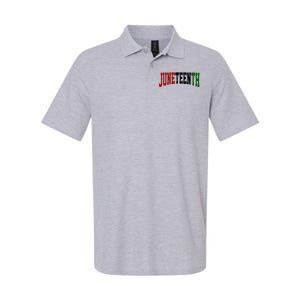 Juneteenth African American Softstyle Adult Sport Polo