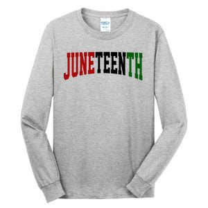 Juneteenth African American Tall Long Sleeve T-Shirt