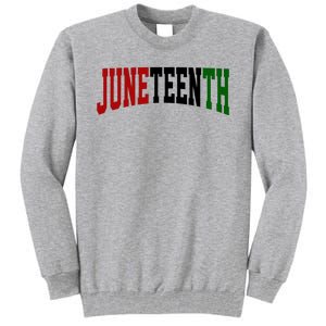 Juneteenth African American Tall Sweatshirt