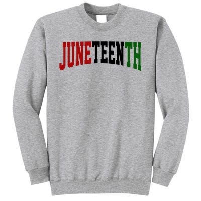 Juneteenth African American Tall Sweatshirt