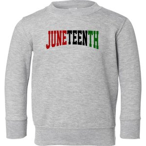 Juneteenth African American Toddler Sweatshirt