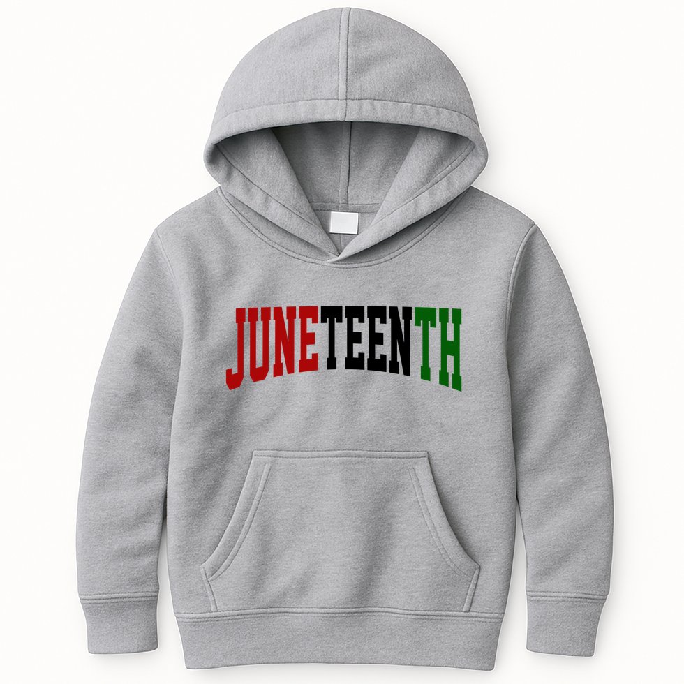 Juneteenth African American Kids Hoodie