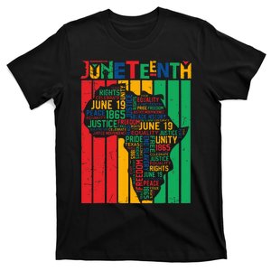 Juneteenth African American Freedom Black History June 19 T-Shirt