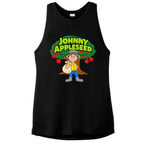 Johnny Appleseed Apple Day Sept 26 Celebrate Legends Ladies PosiCharge Tri-Blend Wicking Tank