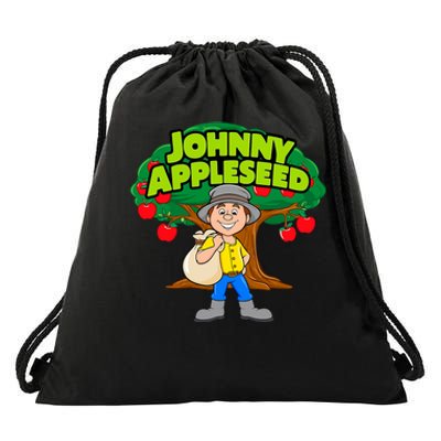 Johnny Appleseed Apple Day Sept 26 Celebrate Legends Drawstring Bag