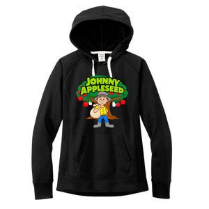 Johnny Appleseed Apple Day Sept 26 Celebrate Legends Women's Fleece Hoodie