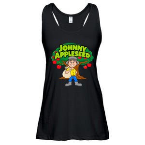 Johnny Appleseed Apple Day Sept 26 Celebrate Legends Ladies Essential Flowy Tank