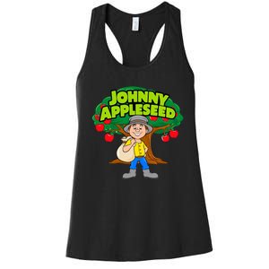 Johnny Appleseed Apple Day Sept 26 Celebrate Legends Women's Racerback Tank