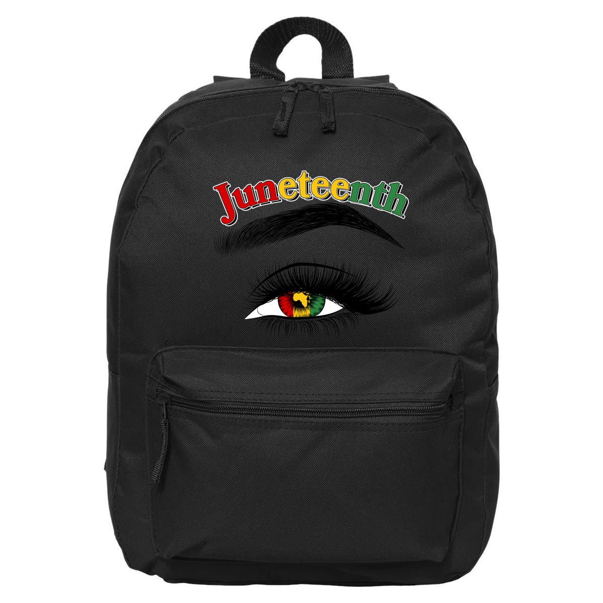 Juneteenth African American Woman Eye 16 in Basic Backpack