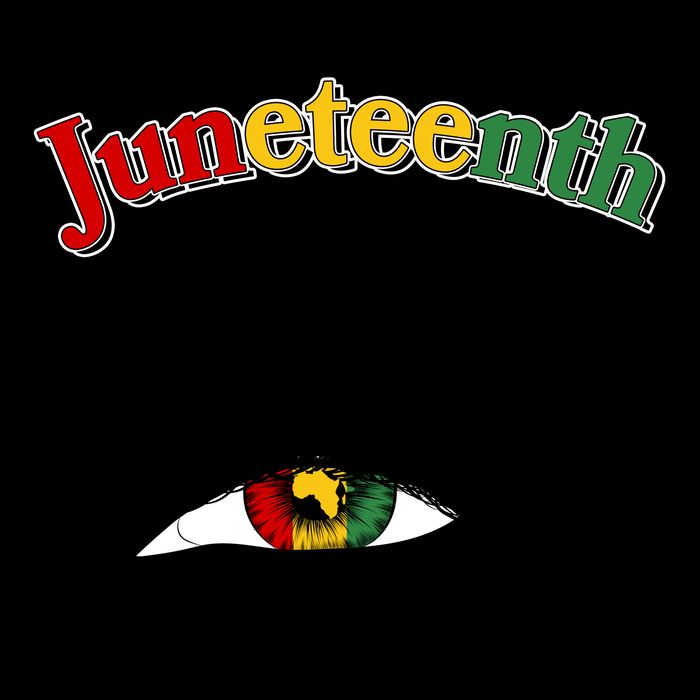 Juneteenth African American Woman Eye Zip Tote Bag