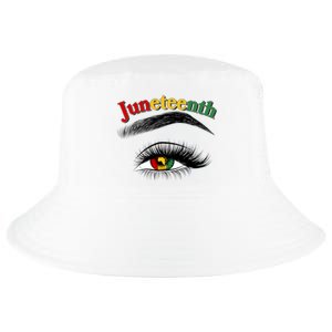 Juneteenth African American Woman Eye Cool Comfort Performance Bucket Hat