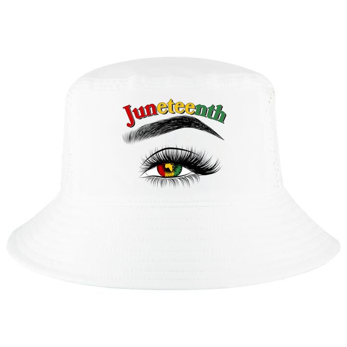 Juneteenth African American Woman Eye Cool Comfort Performance Bucket Hat